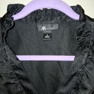AB Studio Black Blouse Classic Design